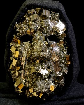 Futuristic mask avatars and mystical sci-fi masks