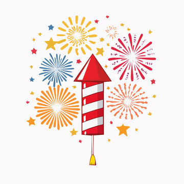 Firework Rocket and Explosions