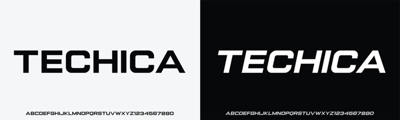 Modern Bold Heavy Font. Typography urban style alphabet fonts for fashion, sport, technology, digital, movie, logo design, vector illustration  © Creation