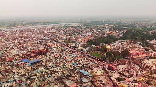 Ancient Hindu Temple In Vrindavan Mathura India Lord Vishnu Ancient Rang Ji Nath Temple in Vrindavan India