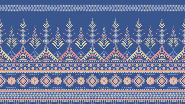 Traditional Abstract Geometric Ethnic Pattern.