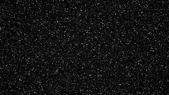 迫ってくる星たち、宇宙飛行。ループ。