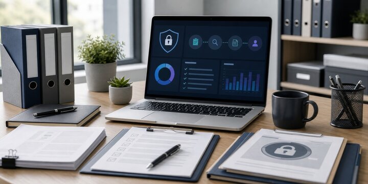 Data compliance audit workflow in corporate office