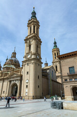 Fototapeta premium Cathedral-Basilica of Our Lady of the Pillar
