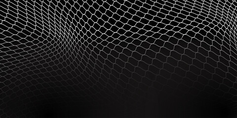 Mesh texture for fishing nets. Seamless pattern for sportswear or soccer goal, volleyball net, basketball hoop, hockey, athletics. vector illustration. Abstract net background for sports. © Faisol
