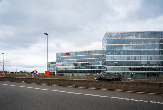 BDO International Office complex in Brussels, Belgium, international companies, including Sony, Hologic and Hitachi business location