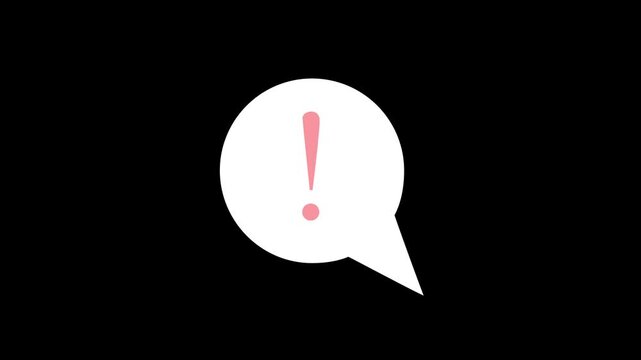 warning icon symbol malware viruses, phishing cyber crimes. Awareness of cyber threats Danger triangle icon. problem, fail emergency . Exclamation marks and caution warning 4k video