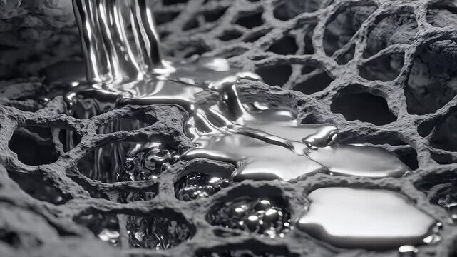 Osteoblast calcium matrix secretion and orthopedic bone reconstruction