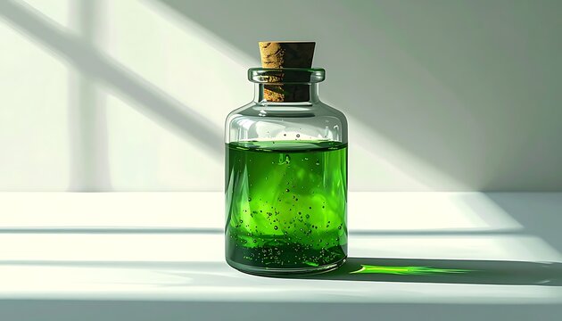 Green liquid in bottle (1)