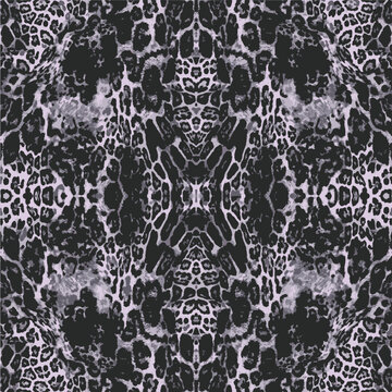 Leopard Print Seamless Pattern for Textile Design.Classic Leopard Animal Print Repeat Leopard Skin.