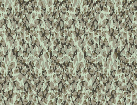 Leopard Print Seamless Pattern for Textile Design.Classic Leopard Animal Print Repeat Leopard Skin.