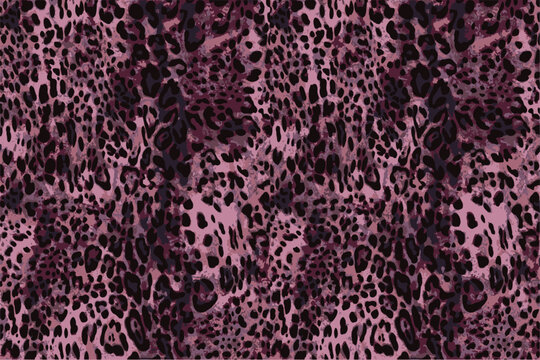 Leopard Print Seamless Pattern for Textile Design.Classic Leopard Animal Print Repeat Leopard Skin.