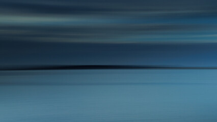 Blue hour at the ocean's edge