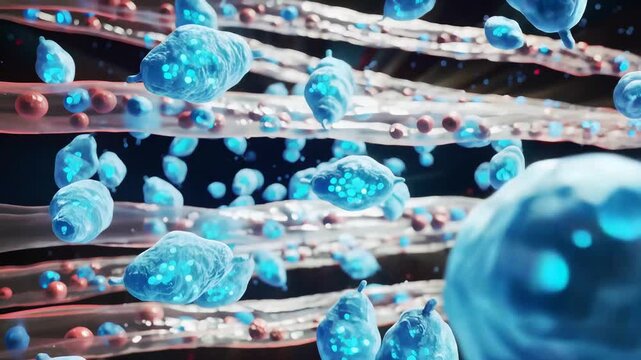 Cellular cargo vesicle and intracellular molecular transport