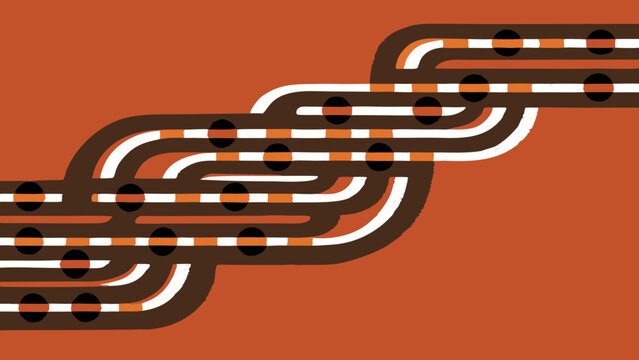 A graphic of a dna strip