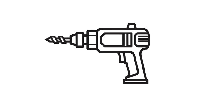 Electric drill tool for drilling holes.