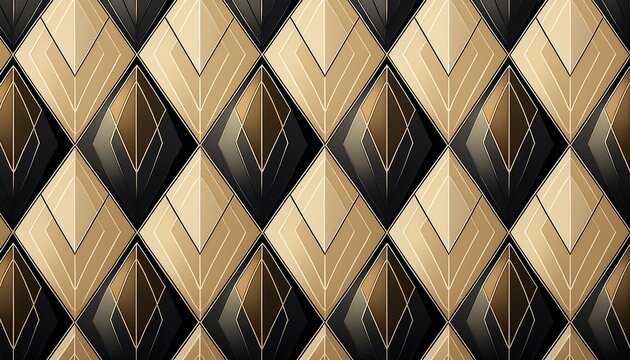 art of black and beige argyle diamond pattern