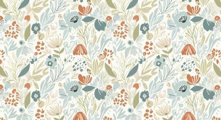Beautiful Scandinavian style vector eps pattern design © Lola