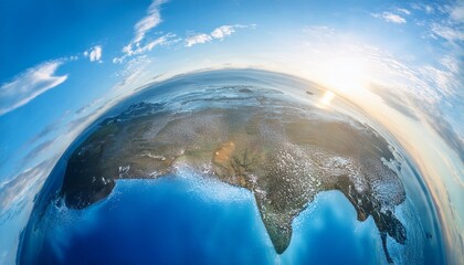 Fototapeta premium celebrating world water day with conservation efforts globally on a clear day
