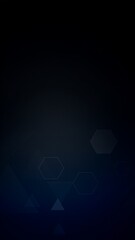 Fototapeta premium Dark Black and Deep Blue Minimalist Abstract Background with Subtle Geometric Shapes for Modern Tech Presentation