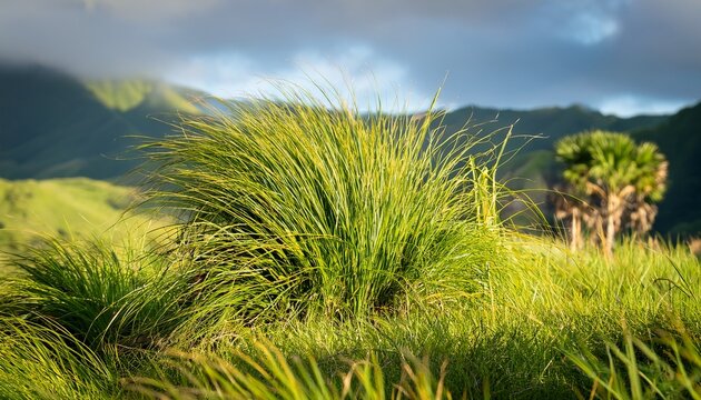 Setaria Palmifolia Is A Species Of Grass Known By The Common Names Palmgrass Highland Pitpit Hailans Pitpit Short Pitpit Broadleaved Bristlegrass And Knotroot Honolulu Hawaii