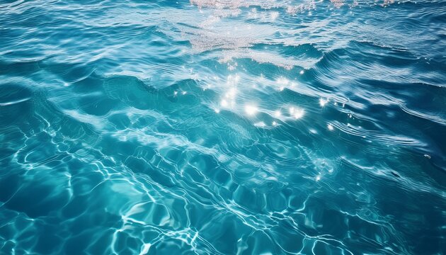 sparkling aqua water surface texture background perfect for summer designs website banners or refreshing app interfaces