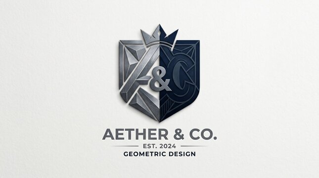 Aether & Co. Logo Concept in Minimalist Style
