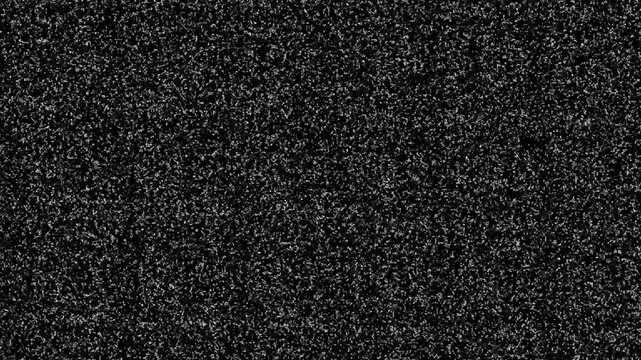 Monochrome digital noise texture with fine grain static pattern