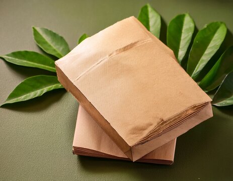 medium shot of compostable biodegradable barriercoated paper emphasizing ecofriendly plantbased coating and sustainable packaging alternatives