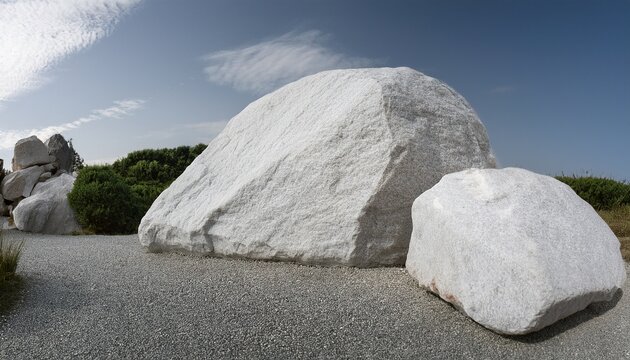 White Granite Rock N Natural Stone Photogrammetry