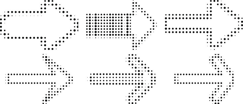 Creative Dot Matrix Art Design With Geometric Patterns And Lines