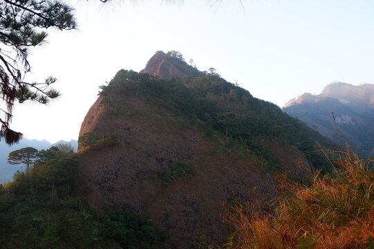 View of Mt. Tenglawan while hiking Mt. Kabunian
