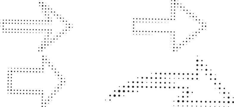 Creative geometric dot matrix connection lines design illustration