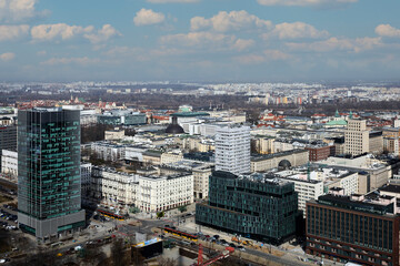 Warszawa widok na centrum © Jacek