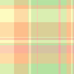 Fototapeta premium Tough texture pattern vector, rug seamless tartan textile. Punk plaid background check fabric in light and yellow colors.