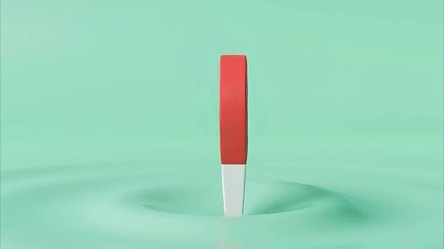 A location pin icon dropping from above and bouncing exactly in the center Videos