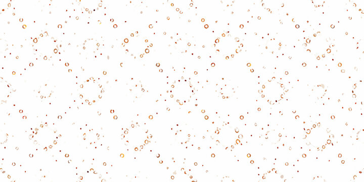 scattered gold confetti on white background pattern