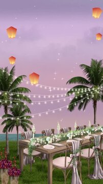 Indian traditional wedding invite motion background for digital invites and videos