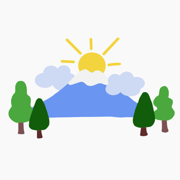 Mount illustrator vector