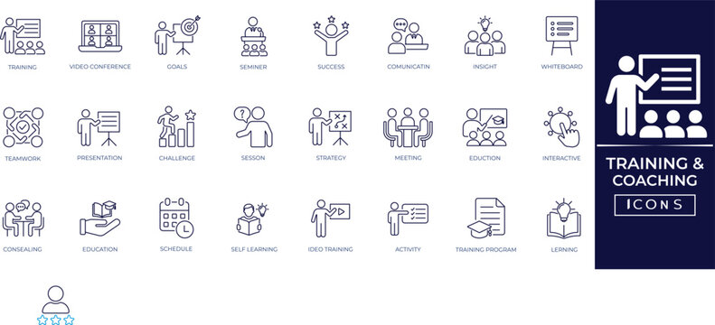 Clinical Study line icon set modern glyph Icons for question, research, result, review, experiment, study, science, test and more. Editable icons collection.