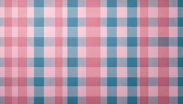 delicate pink and blue gingham pattern