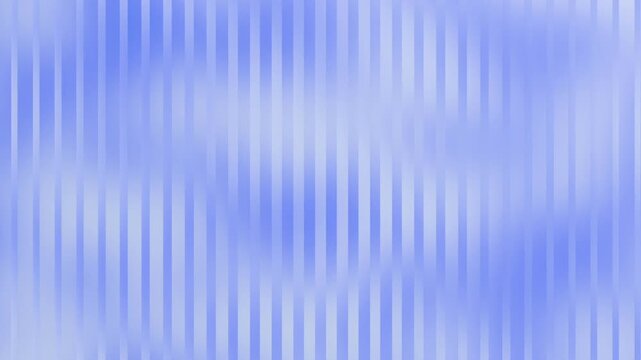 Abstract blue background shifts slowly behind a textured fluted glass surface in a seamless loop. Modern ribbed glass animation creates an elegant ambient backdrop video.