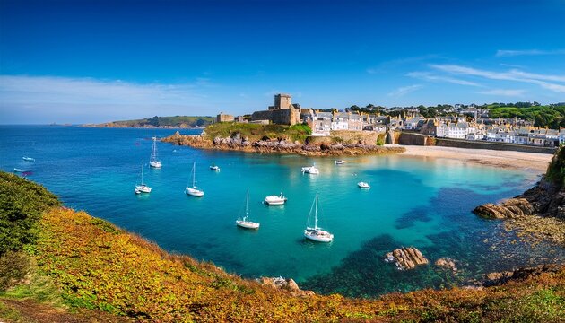 serene saint peter port guernsey in the picturesque channel islands