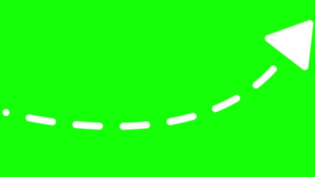 Arrow icon curves upward against a vibrant green backdrop to symbolize positive growth and progress in financial markets, serving as a clear visual guide for digital navigation and interface design.
