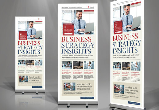 Business Lawyer Style Roll-up Template