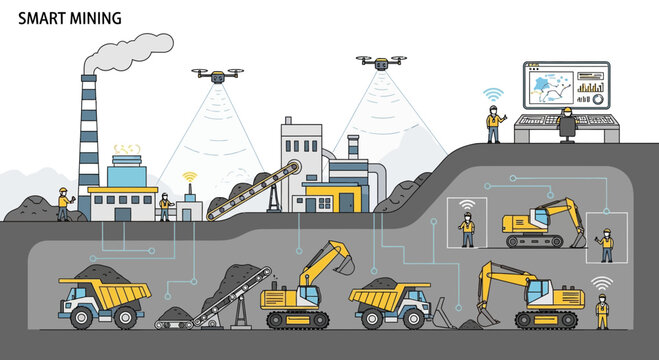 Smart Mining Technology: Drones, Automation, and Industry 4.0 in Resource Extraction