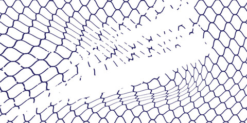 Mesh texture for fishing nets. Seamless pattern for sportswear or soccer goal, volleyball net, basketball hoop © abdus