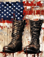 Obraz premium American Boots