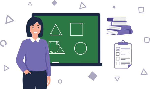 Educational Concept with Teacher