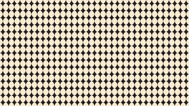 Diamond shaped geometric pattern in black brown and white
